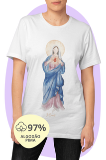 Nome do produtoCamiseta Pima - Mãezinha do Sagrado Coração #01