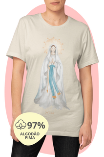 Nome do produtoCamiseta Pima - Mãezinha de Lourdes #01