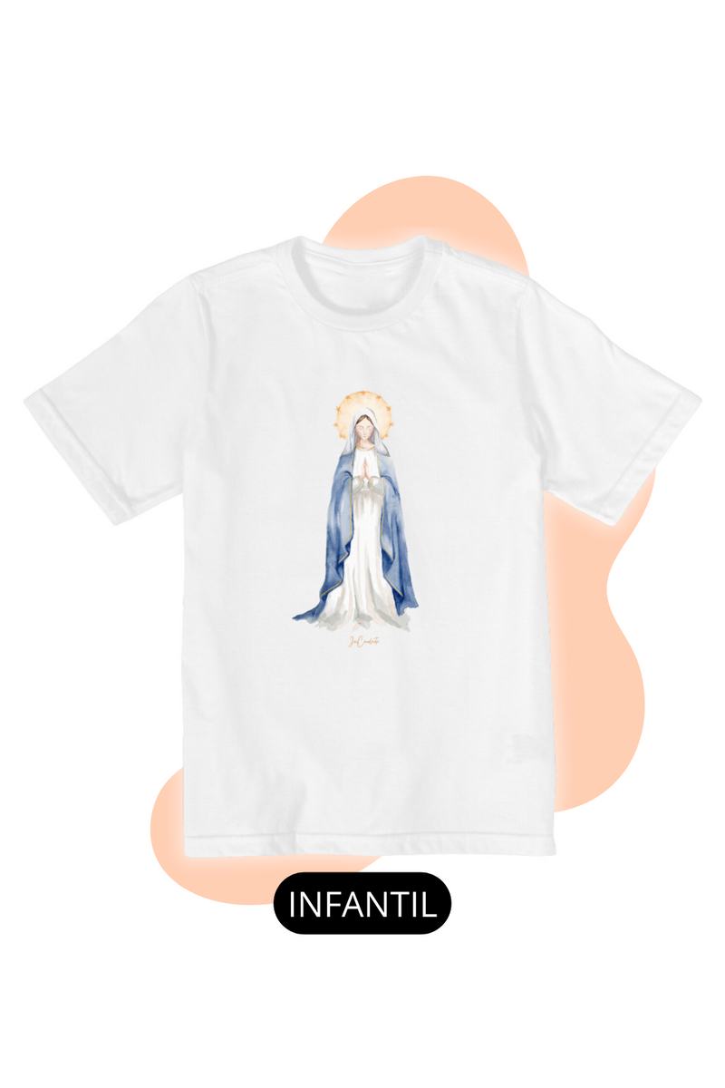 Nome do produto: Camiseta Infantil - Mãezinha das Graças