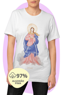 Nome do produtoCamiseta Pima - Mãezinha desatadora dos nós  #01