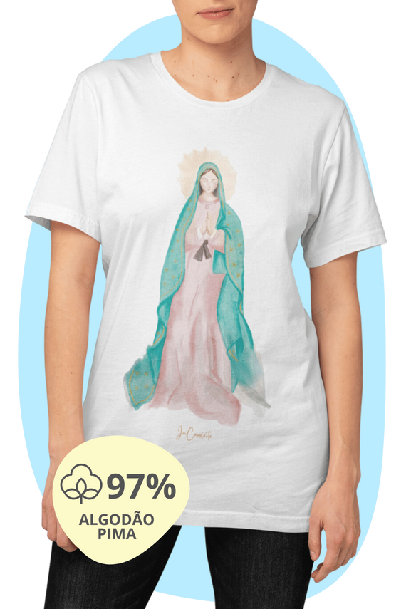 Camiseta Pima - Mãezinha de Guadalupe #01