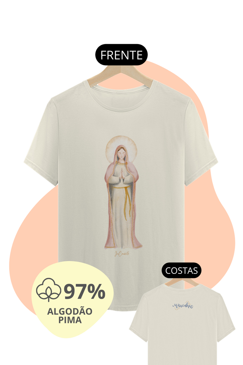 Nome do produto: Camiseta Unissex Pima - Mãezinha do Infinito Amor #01