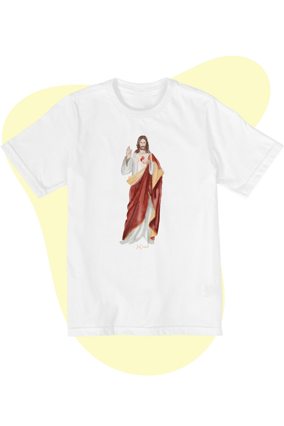 Camiseta Infantil -  Sagrado Coração de Jesus 