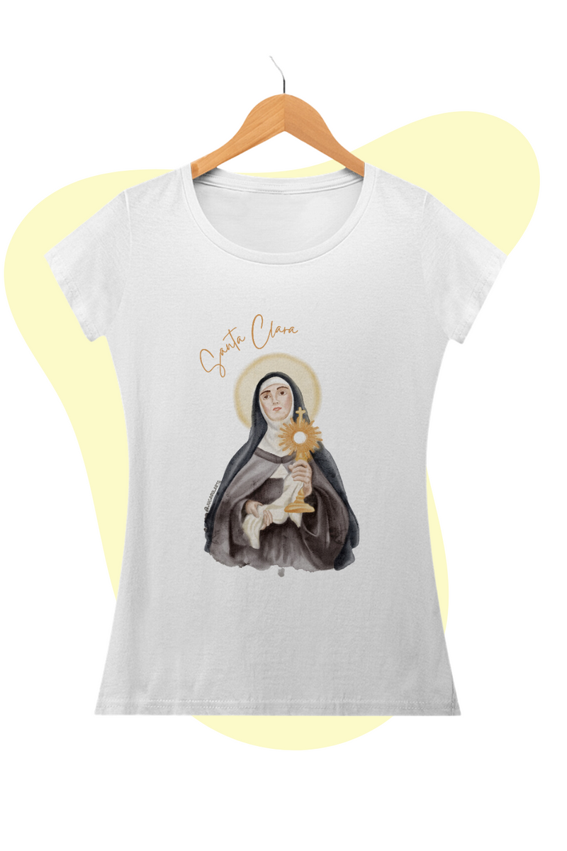 Nome do produto: Camiseta Feminina - Santa Clara