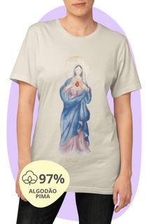 Nome do produtoCamiseta Pima - Mãezinha do Sagrado Coração #01