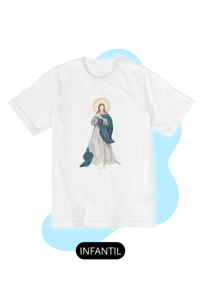 Nome do produto: Camiseta Infantil - Mãezinha da Imaculada Conceição