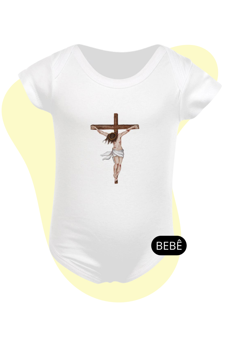 Nome do produto: Body Infantil - Jesus Crucificado