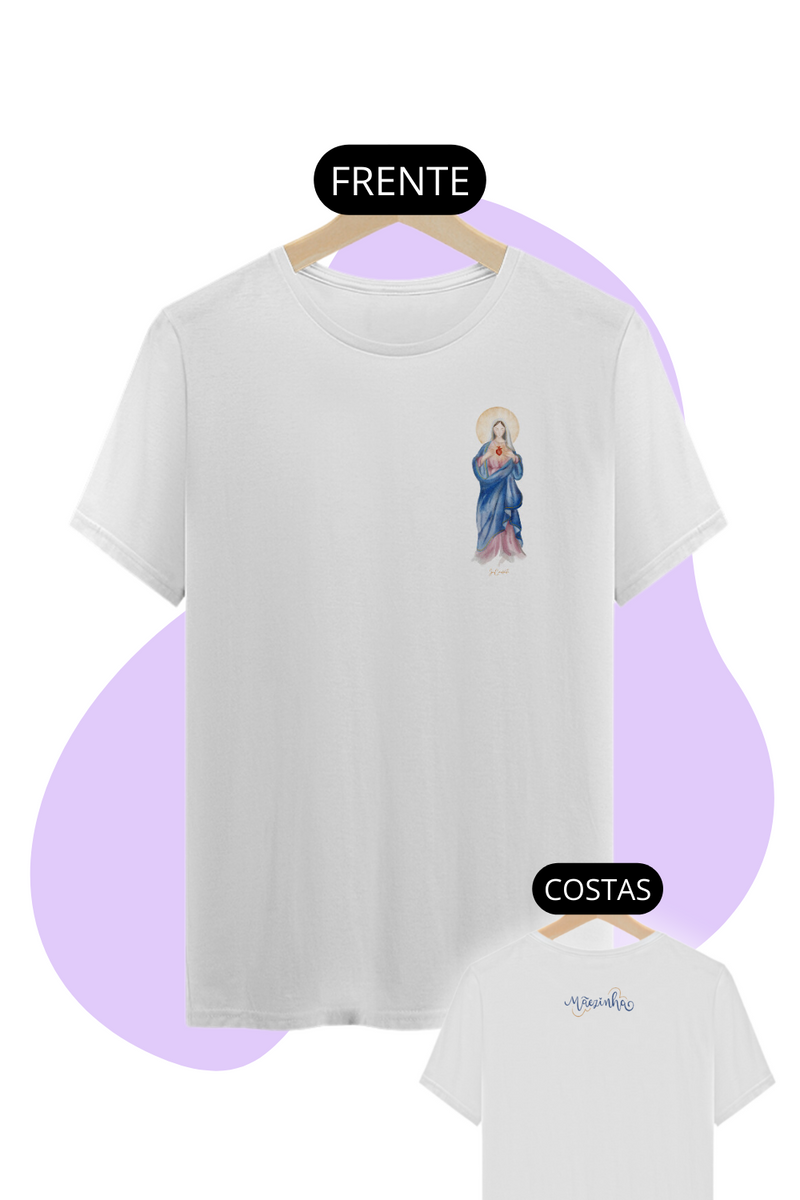Nome do produto: Camiseta Unissex - Mãezinha do Sagrado Coração #02