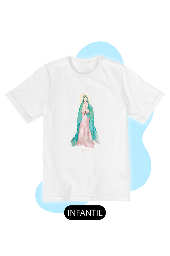 Camiseta Infantil - Mãezinha de Guadalupe