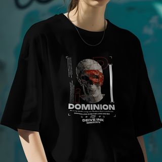 Nome do produtoCamiseta Oversized Skull Dominion