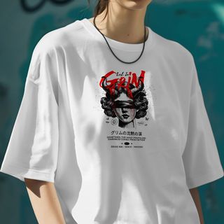 Nome do produtoCamiseta Oversized Lost In Grim