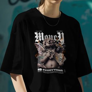 Nome do produtoCamiseta Oversized Money Is Everything 