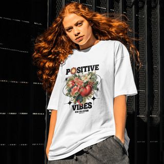 Nome do produto Camiseta Positive Vibes Streetwear