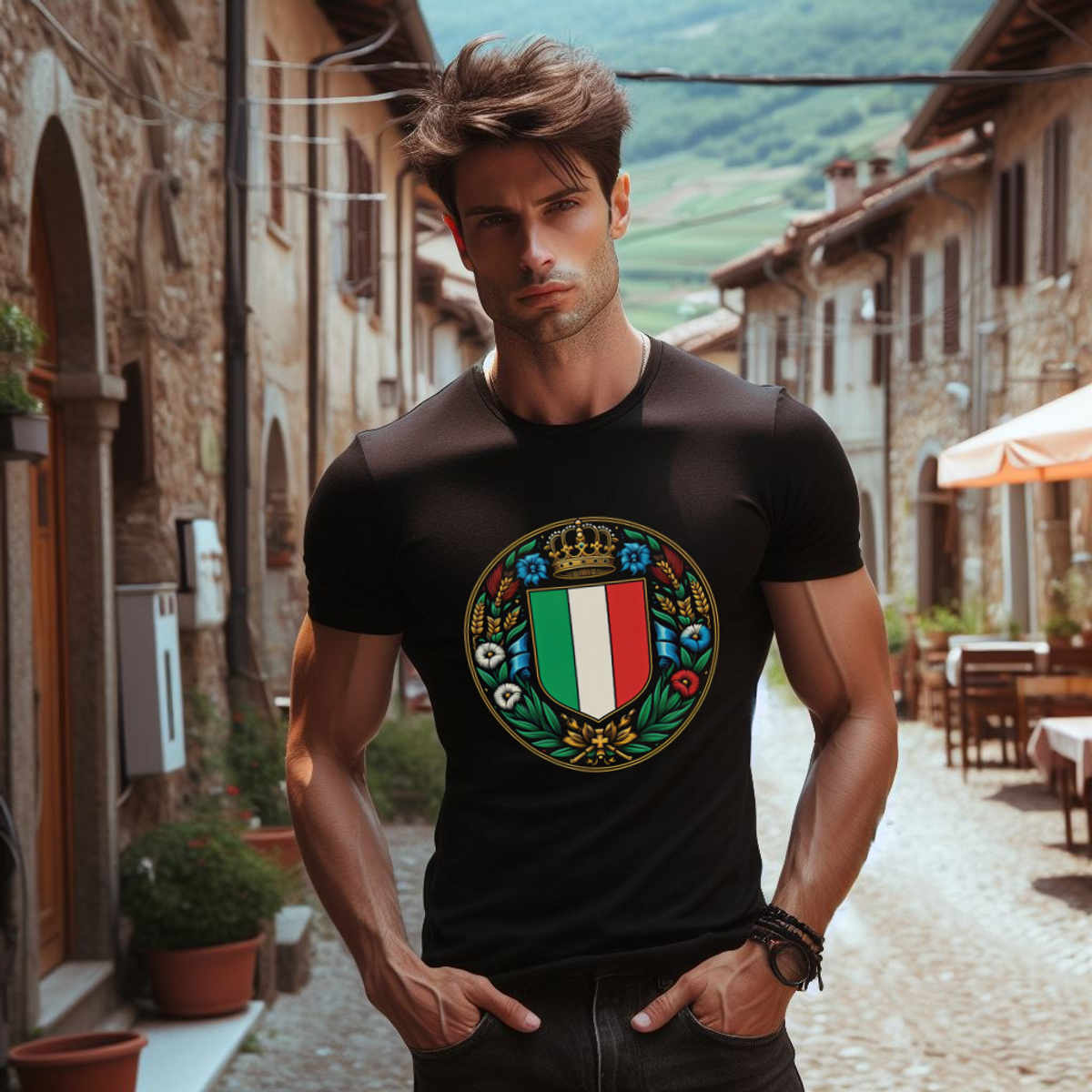 Nome do produto: Camiseta | Brasão da Itália