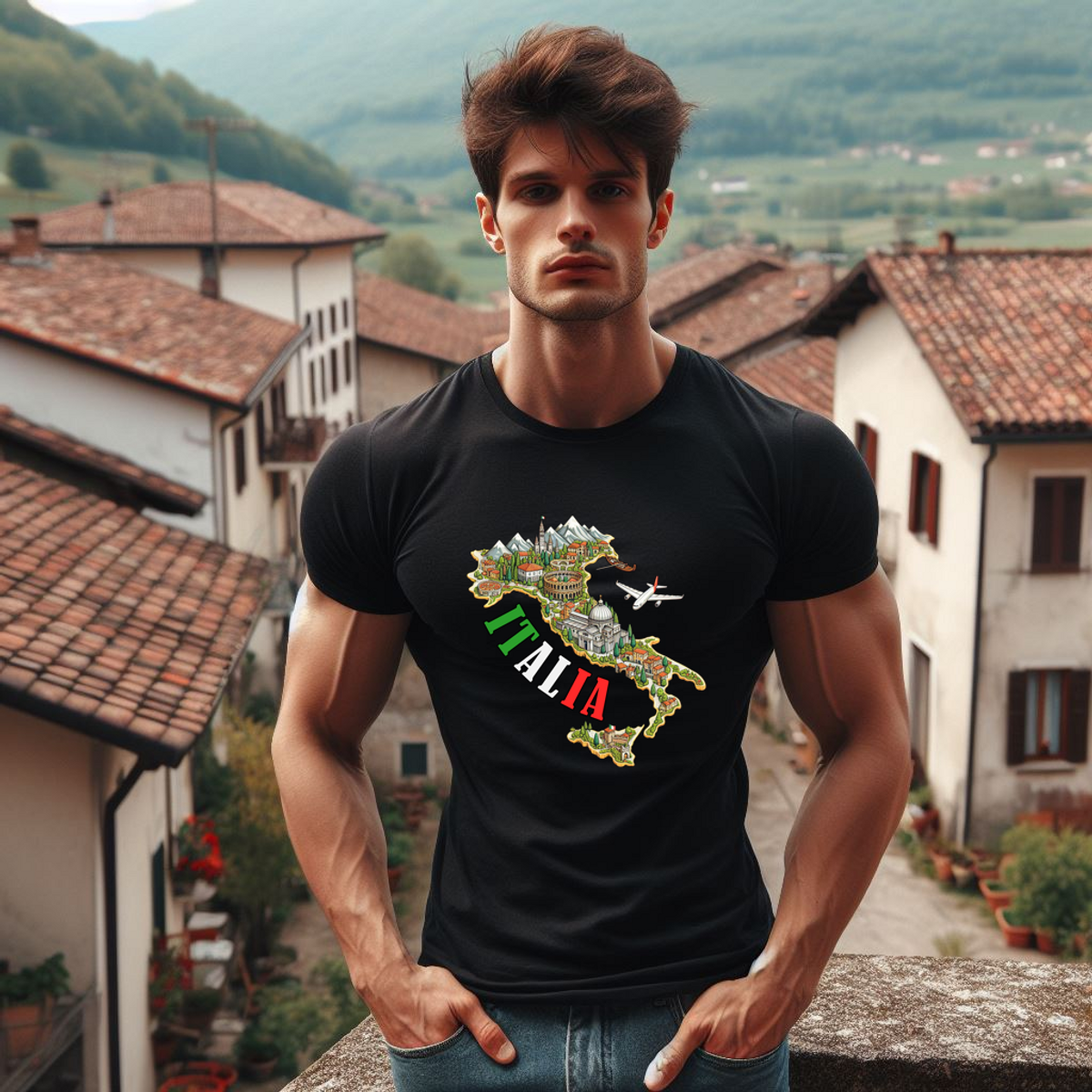 Nome do produto: Camiseta Quality | Mapa da Itália