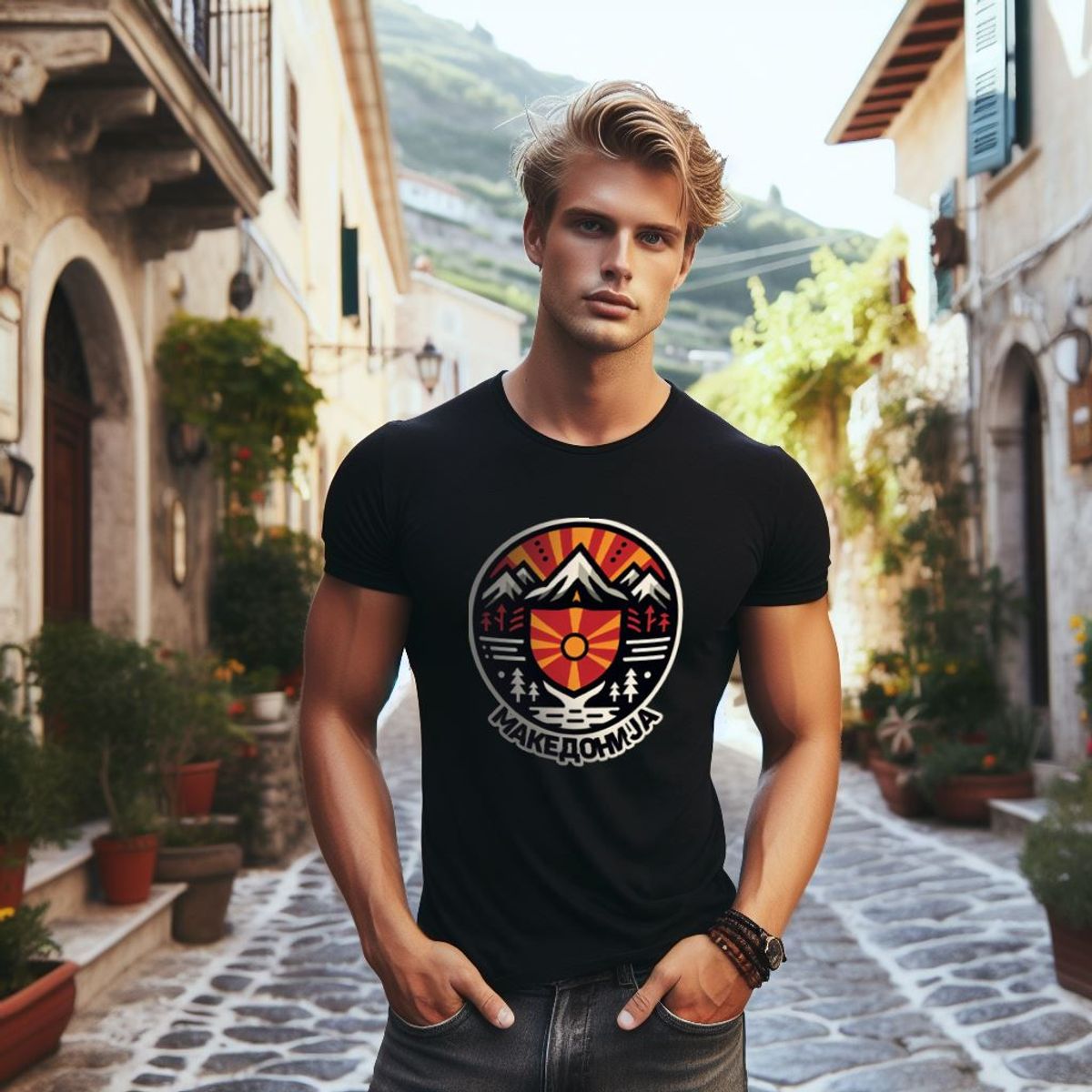 Nome do produto: Camiseta | Brasão da Macedônia