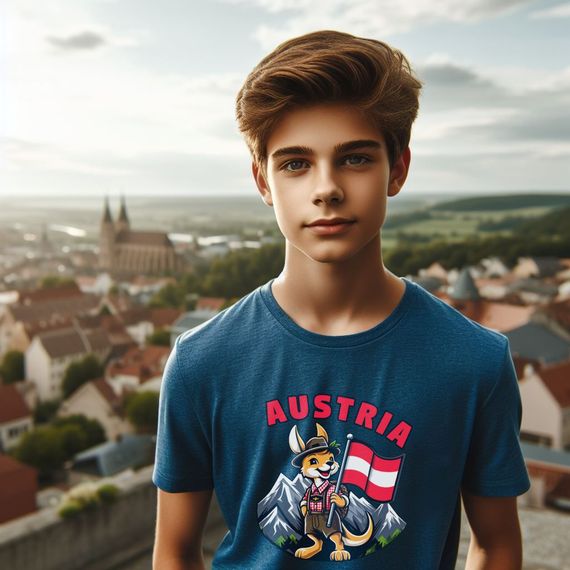 Camiseta Infantil (10 a 14) | Canguru Austríaco