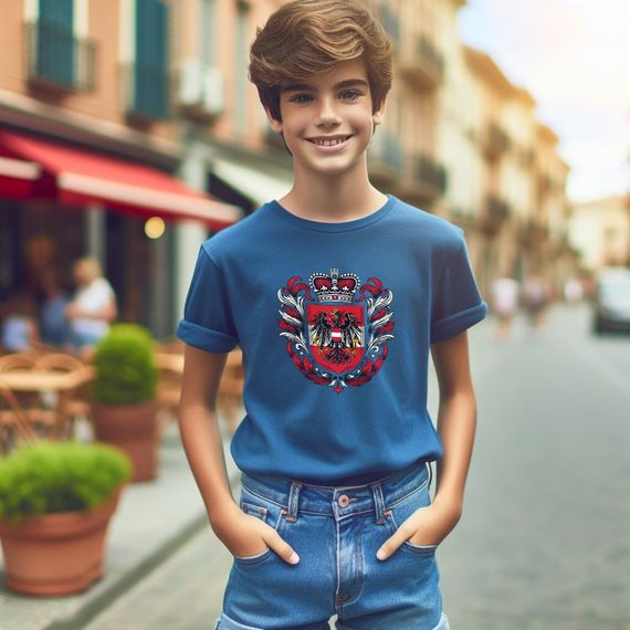 Camiseta Infantil (10 a 14) | Brasão da Áustria