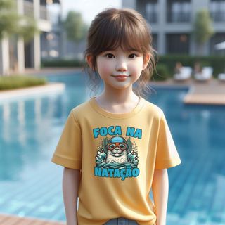 Camiseta Infantil (2 a 8) | Foca na Natação