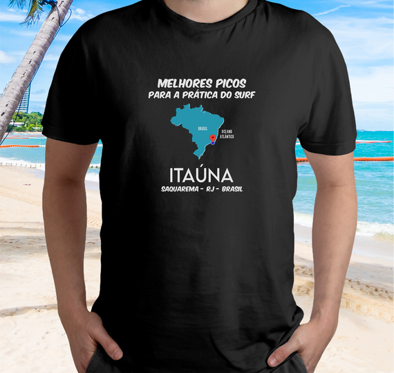 Camiseta Surf Spot Itaúna - Color - Ref 206