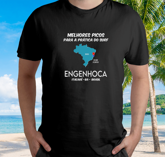 Camiseta Surf Spot Engenhoca - Color - Ref 208