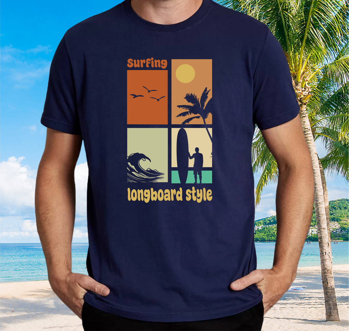 Nome do produto: Camiseta Longboard Square - Ref 1203