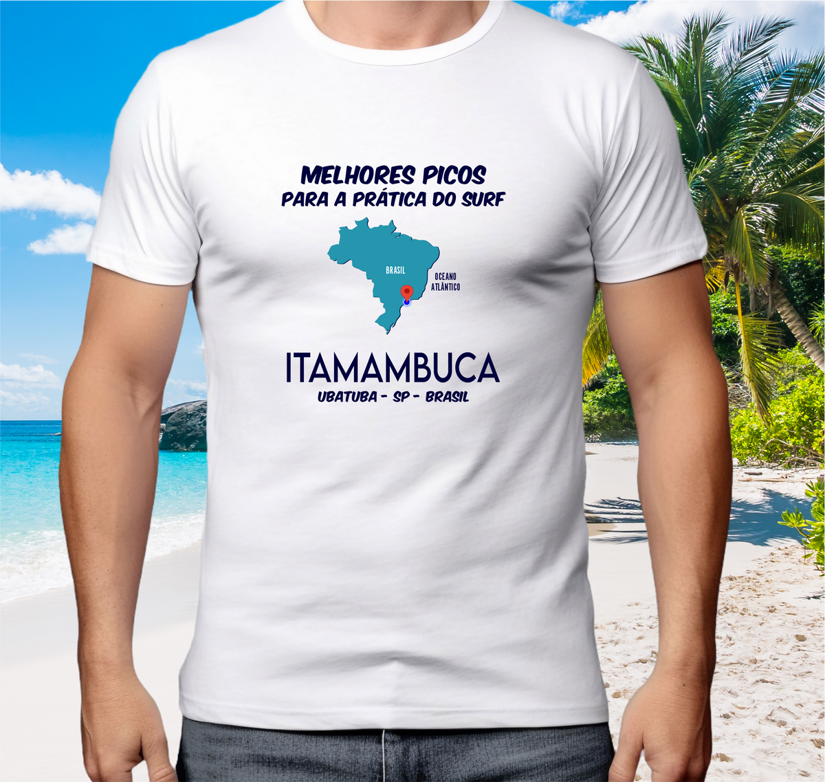 Nome do produto: Camiseta Surf Spot Itamambuca - Ref 211