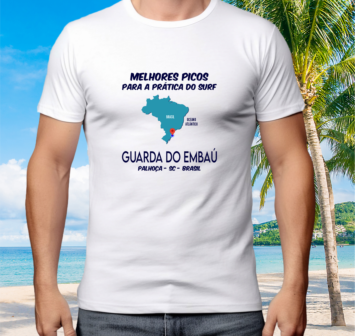 Nome do produto: Camiseta Surf Spot Guarda do Embaú - Ref 201