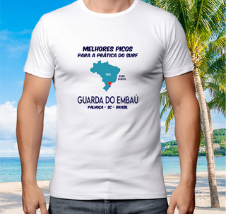 Nome do produtoCamiseta Surf Spot Guarda do Embaú - Ref 201