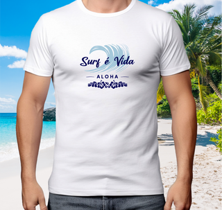 Nome do produtoCamiseta Surf é Vida Onda - Ref 301