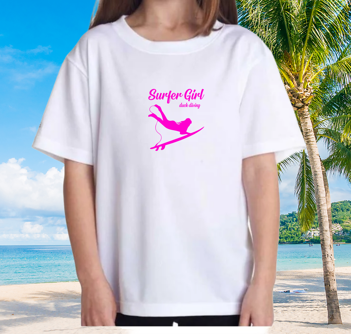 Nome do produto: Camiseta Feminina Infantil Diving - Ref 803