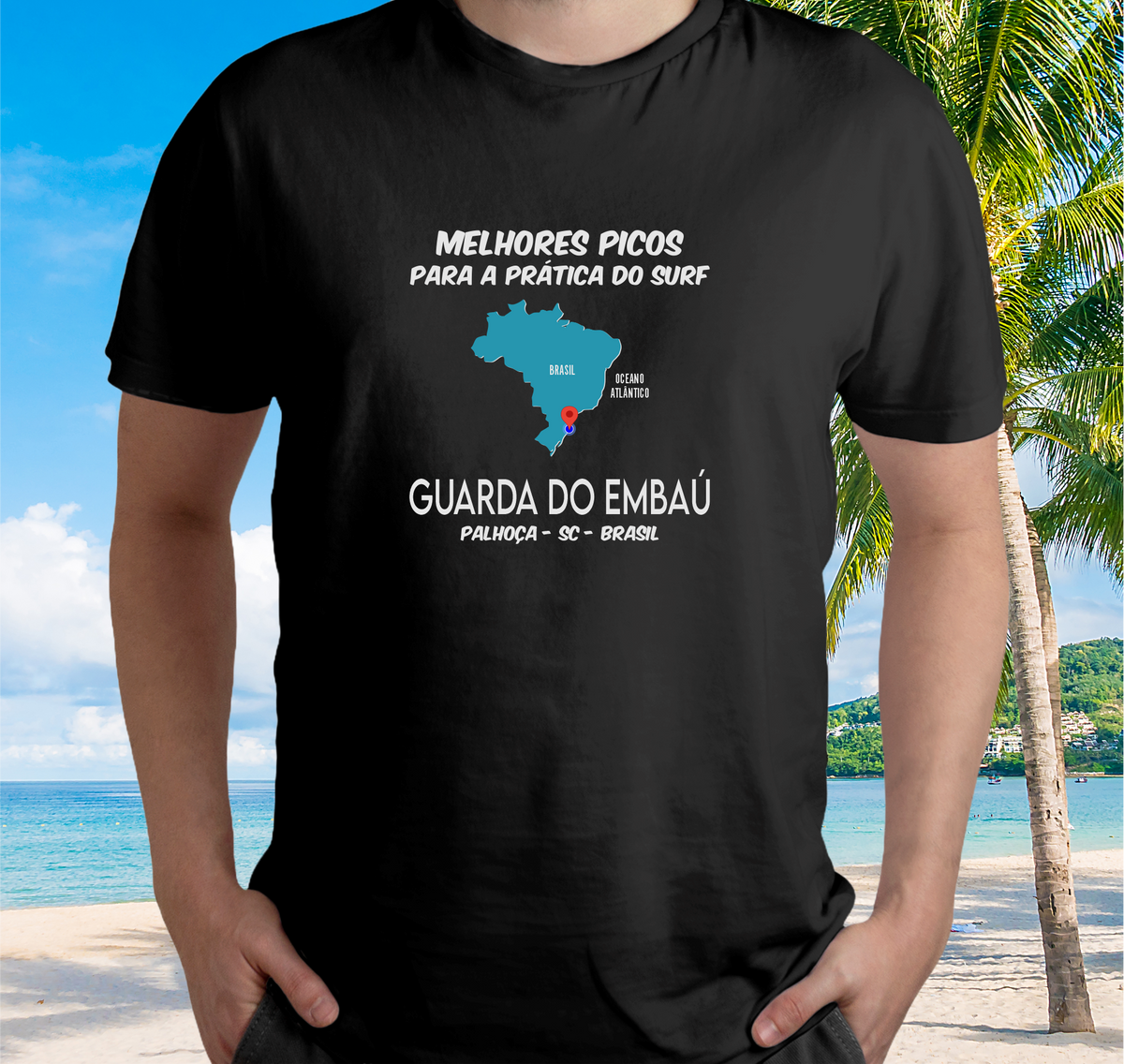 Nome do produto: Camiseta Surf Spot Guarda do Embaú - color - Ref 202