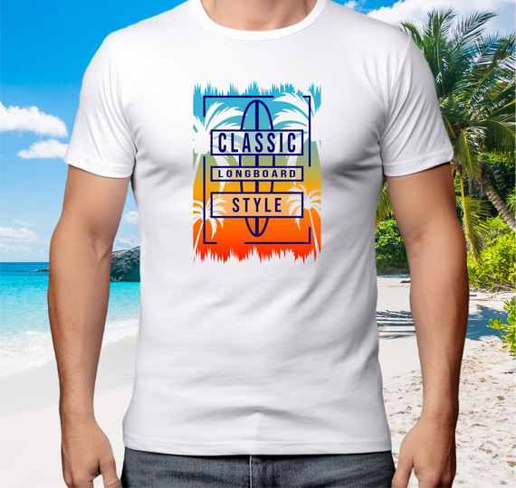 Camiseta Longboard Style - Ref 1201