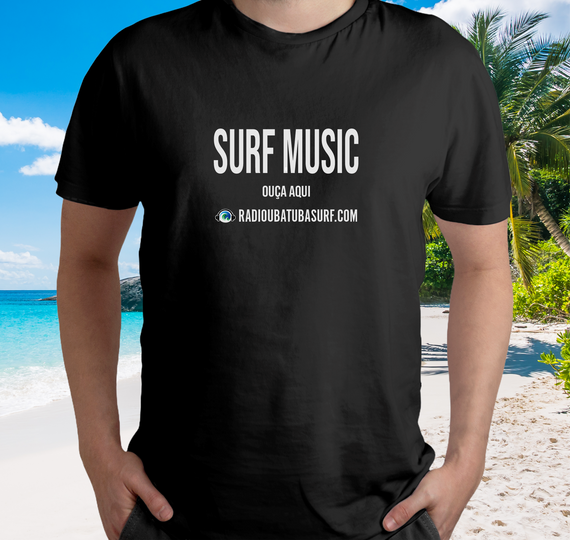 Camiseta Surf Music Ouça Aqui - Color - Ref 104