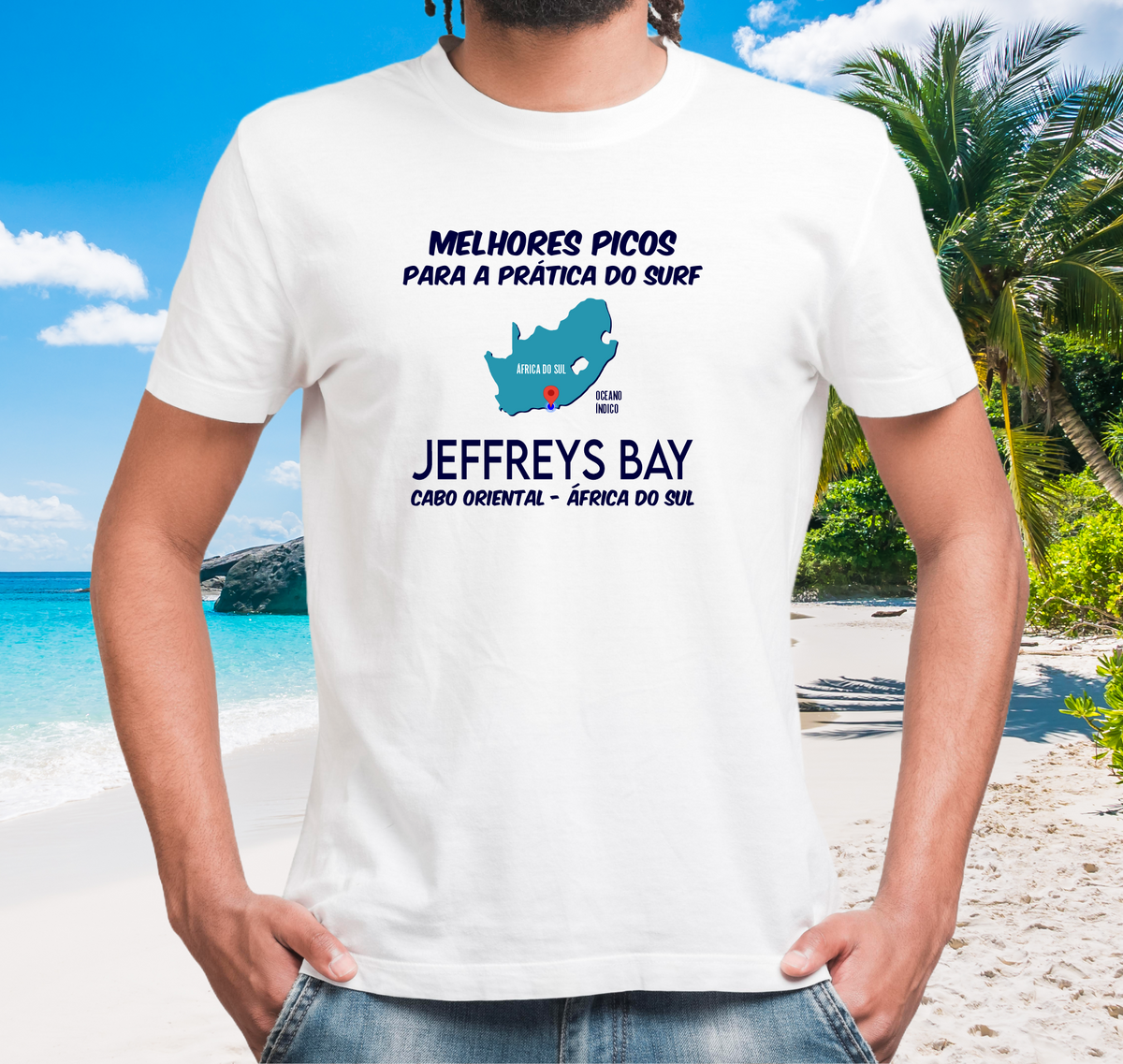 Nome do produto: Camiseta Surf Spot Jeffreys Bay - Ref 219