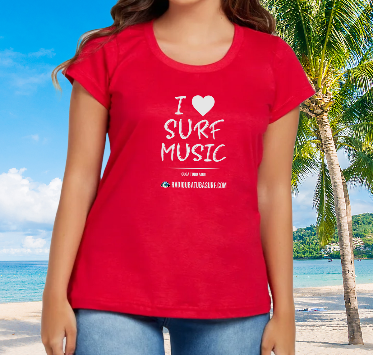 Nome do produto: Baby Long I Love Surf Music 2 - Color - Ref 606