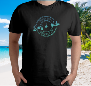 Nome do produtoCamiseta Surf é Vida Carimbo - Ref 314