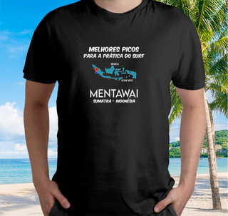 Camiseta Surf Spot Mentawai - Color - Ref 214