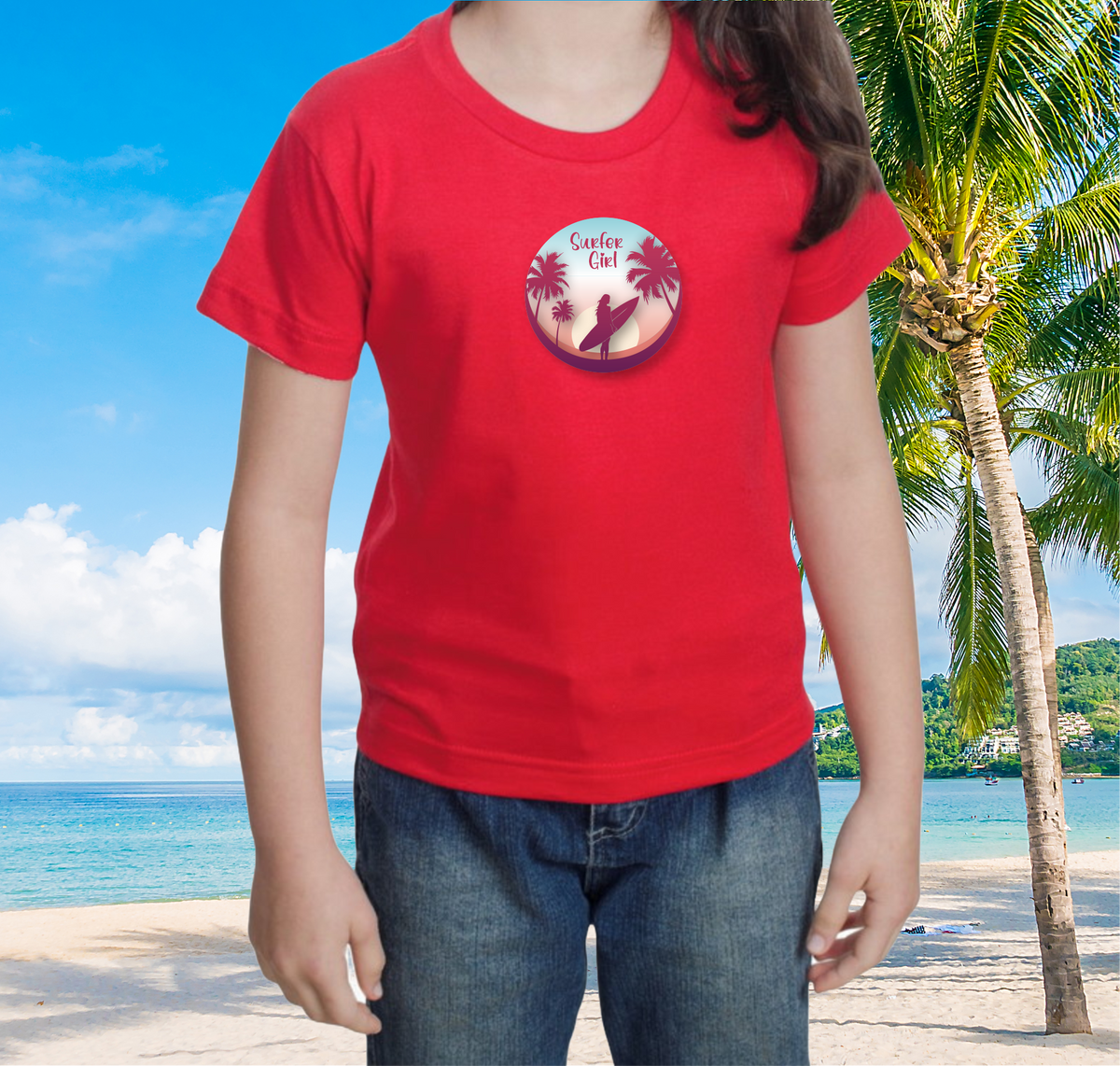 Nome do produto: Camiseta Feminina Infantil Esfera - Ref 801