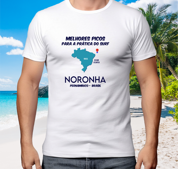 Camiseta Surf Spot Noronha - Ref 203