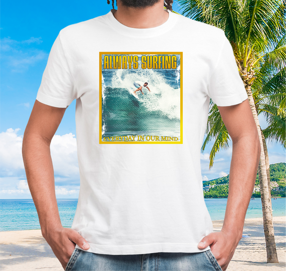 Camiseta Always Surfing Back - Ref 1103