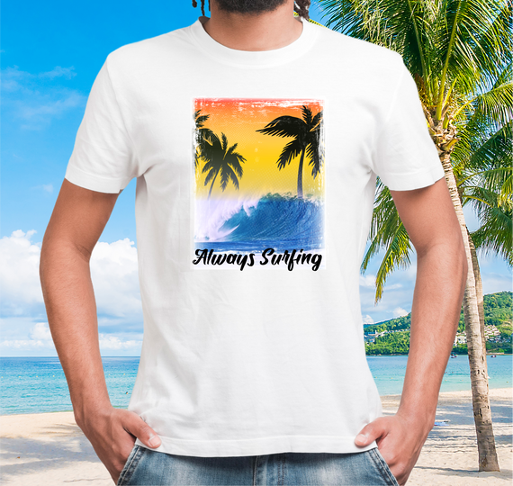 Camiseta Always Surfing Onda - Ref 1101