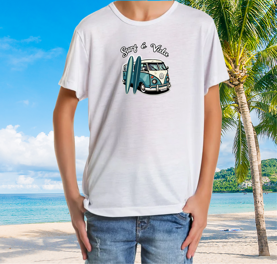 Camiseta 10-14 anos Kombi - Ref 701