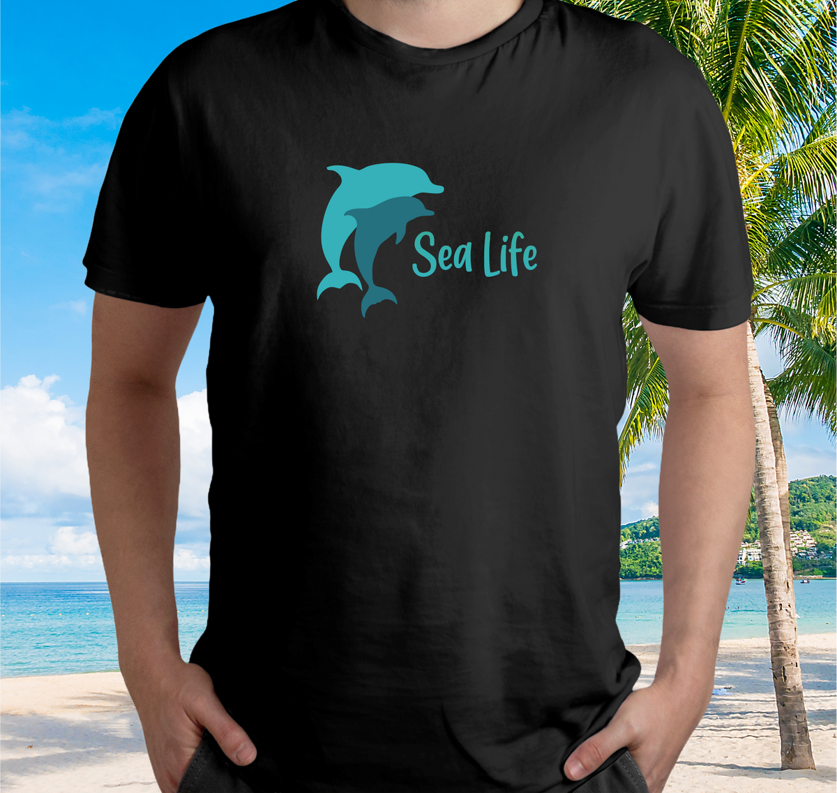 Nome do produto: Camiseta Sea Life Golfinho - Ref 908