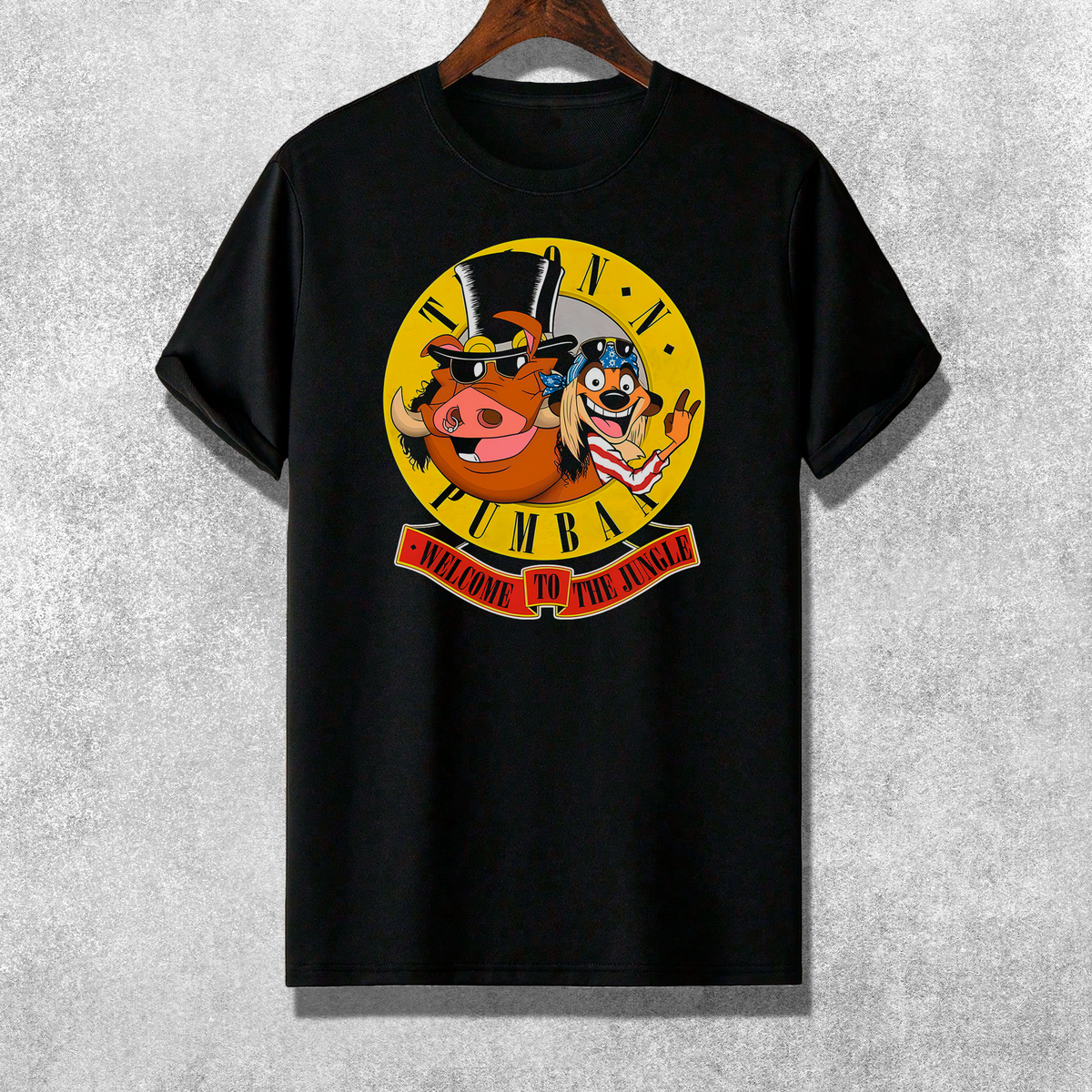 Nome do produto: Camiseta - Guns and Timão e Pumba