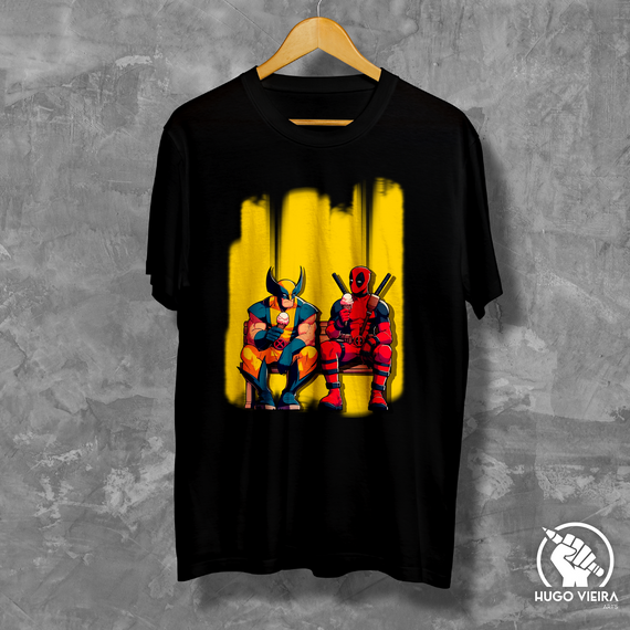 Camiseta - Deadpool e Wolverine - Sorvete | Hugo Vieira Arts