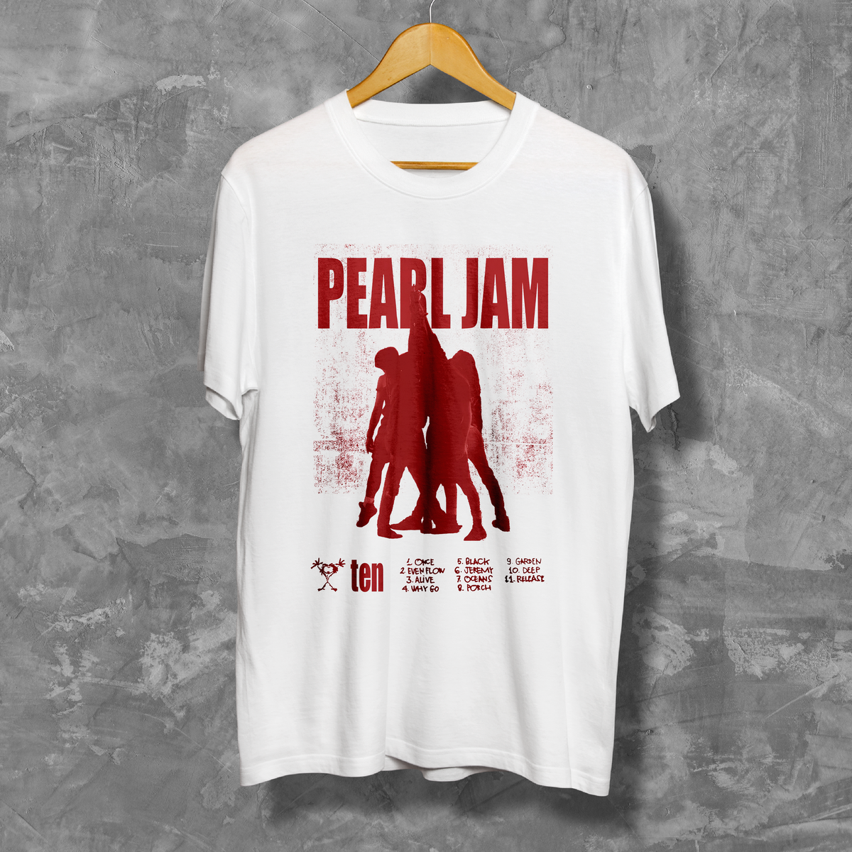 Nome do produto: Camiseta - Pearl Jam - Ten