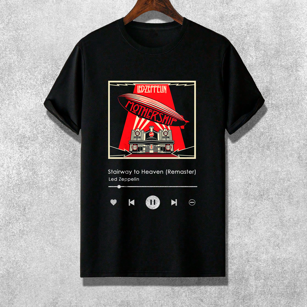 Nome do produto: Camiseta - Led Zeppelin - Stairway to Heaven | Playlist