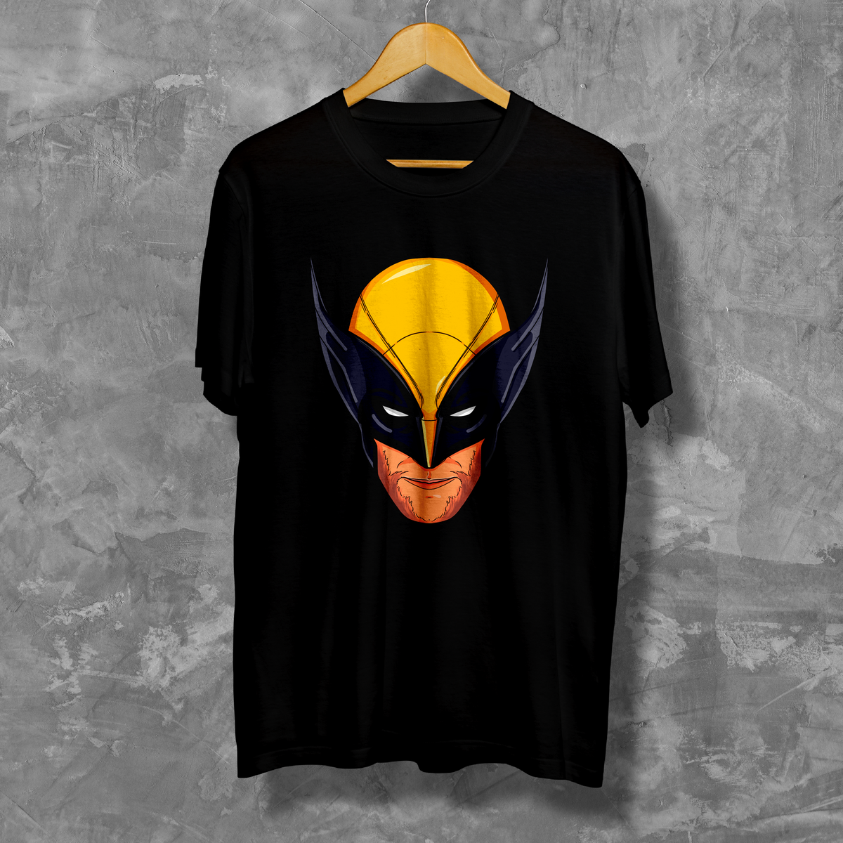 Nome do produto: Camiseta - Cabeça Wolverine | Hugo Vieira Arts