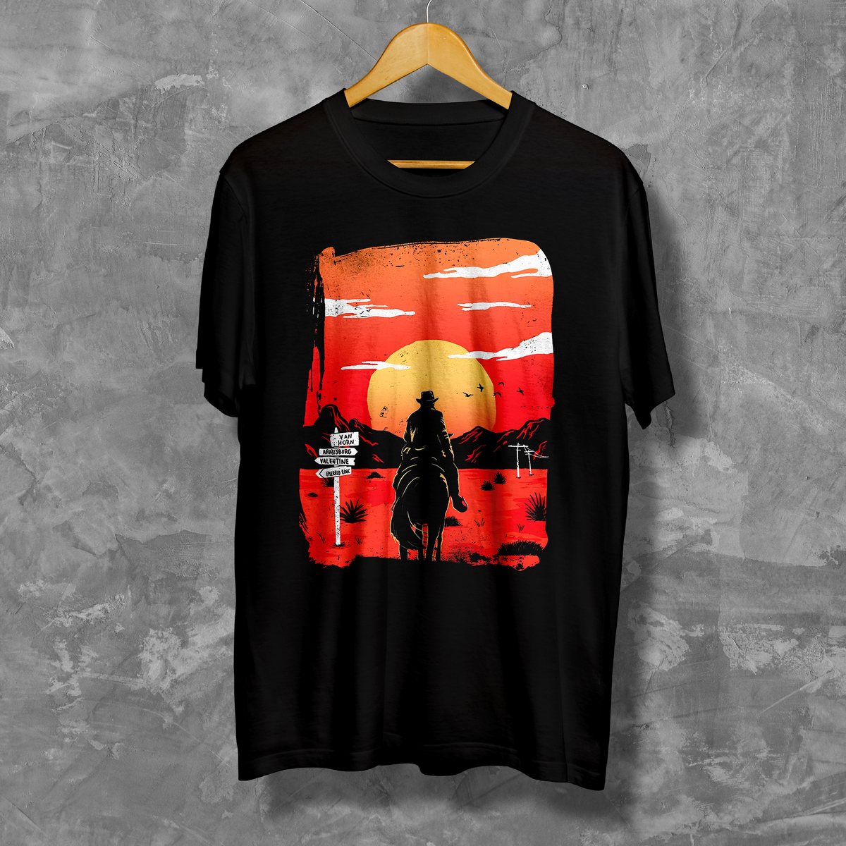 Nome do produto: Camiseta - Red Dead Redemption - Encruzilhada